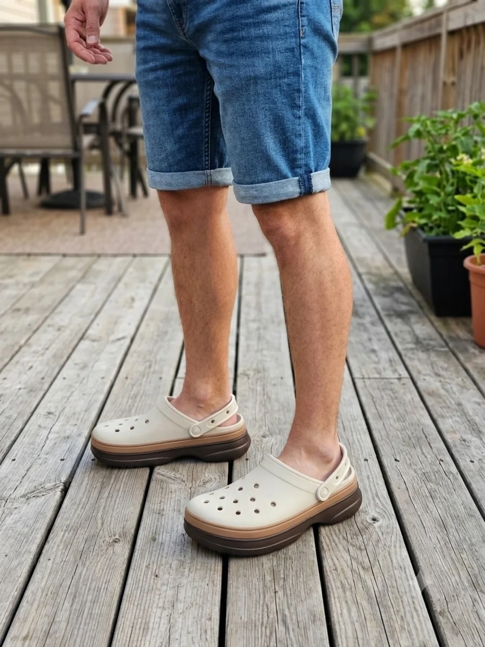 Stylish Platform Crocs Clogs
